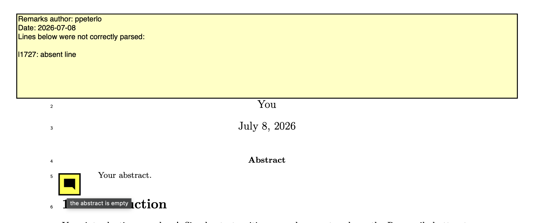 annotated pdf with errors
